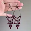Pendientes Étnicos Estilo Retro con Borlas de Nube, Nuevo Estilo Chino, Tendencia Nacional, Diseño Largo, Nicho, Gama Alta, Lujo Ligero, Joyería para Orejas Premium