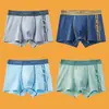 Roupa íntima para adolescentes, Roupa íntima infantil, Cuecas boxer de algodão para meninos, Cuecas boxer de verão para alunos do ensino fundamental II, alunos do ensino médio e alunos do ensino médio