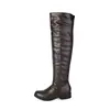 Nuevas Botas Altas de Mujer Estilo Coreano Otoño e Invierno 2026 Tacón Bajo Hasta la Rodilla Botas Largas Tallas Grandes 40-52 Zapatos de Mujer Unisex