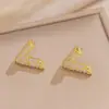 [traje] Collar de Acero de Titanio con Letra Grande Brillante Microincrustada de Circonio Cadena para Clavícula de Mujer Set de Moda de Gama Alta de Nicho