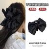 Novo Prendedor de Cabelo Triângulo com Laço de Tecido Coreano Retrô para Mulheres, Grande, para a Parte de Trás da Cabeça com Grande Volume de Cabelo, Prendedor de Tubarão