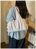 Bolsa de Lona Ligera Portátil para Mujer, Bolso Tote Nuevo de Gran Capacidad, Bolso de Hombro Pequeño Multicapa para Viajes y Trabajo