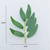 Fábrica de atacado planta verde artificial amor folha de eucalipto decoração flor artificial artesanal planta verde artificial acessórios de plantas aquáticas