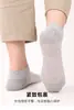 Meias masculinas primavera e verão nova fibra de bambu masculino curto tubo costurado à mão meias verão algodão meias finas barco meias respiráveis atacado