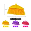 Set de escoba de plástico para el hogar con cerdas suaves, mango de acero inoxidable para la limpieza del hogar