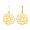 Aretes de acero inoxidable con patrón giratorio de ocho centros, temperamento exquisito simple para damas, superventas transfronterizo directo de fábrica