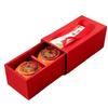 Tamanho pequeno uma ou duas latas de chá de cerâmica de caqui Pu'er chá preto aromaterapia recipiente latas de armazenamento latas duplas caixa de presente atacado