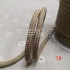 Corda Redonda Poliéster Sem Alma Espessura 5mm Núcleo Oco Corda de Poliéster Textura Grossa Corda para Bolsa Tecida à Mão Corda para Carregar Roupas Amarradas Cordão