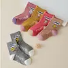 Calcetines Blancos para Niñas y Niños, Calcetines de Malla de Princesa, Calcetines de Media Caña Estilo Universitario Primavera y Verano, Calcetines de Estudiante Otoño y Primavera al por Mayor