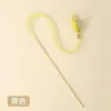Juguetes para gatos auto-hi juguetes nueva red de gestión pluma con cascabel morder dientes sin dañar dientes color gato palo de burla