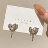 Pendientes de Aguja de Plata con diseño dulce y fresco rosa, personalidad irregular de lava, pendientes encantadores, Nuevos pendientes elegantes de alta gama