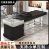Cama de Champú para Barbería de Acero Inoxidable Celebridad de Internet Nueva Semi-Reclinada Salón de Peluquería Salón de Peluquería Perforación Cubeta de Plástico Cama de Champú