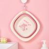 Lavabo Plegable Sanrio Kuromi para Lavar Verduras, Lavabo Espesado para Lavandería de Dormitorio Estudiantil, Tina para Pies de Bebé para Uso en Casa