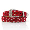 Cinto Fashion Cruzado Y2K Leopardo Western com Strass Distintivo Jeans Feminino Cinto de Rebite para Jeans