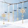 Decoração de Natal Nova Transfronteiriça Suprimentos Tiras de Gelo de Natal Floco de Neve Transparente Borda de Gelo Acrílico Cones de Gelo Falsos