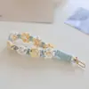 Estilo Ins Tejido a Mano Artístico Fresco Verano Flor Margarita Lanyard para Teléfono Móvil Cadena para Teléfono Móvil Llavero Colgante