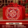 Furoshiki de Casamento Grande Envelope Vermelho Furoshiki Dote da Noiva Pano para Embalar Bacia da Alegria Pano Furoshiki Suprimentos de Casamento Abrangente