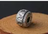 Joyería de plata para pie S990 al por mayor colgante Passepartout de 108 cuentas mantra de seis palabras collar colgante para hombre y mujer
