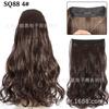 Fabricante de Cortina de Cabello para Peluca Venta al por Mayor Comercio Exterior Transfronterizo Ola Grande Fibra Química Hilo de Pesca Cortina de Cabello Rizado Extensión de Cabello Sin Costuras Pieza de Peluca