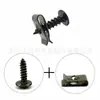 M4 M5 Motocicleta Coche Pedal Eléctrico Cubierta de Plástico Soporte de Metal Tornillo Autorroscante Clip en Forma de U Base