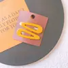 Clip para Bebé Morandi de Color Caída de Aceite Grande para Niños de Otoño e Invierno Clip Lateral Cálido de Color Invierno para Padres e Hijos Par de 7 cm