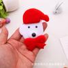 Decoración creativa de luces LED de muñeco de nieve navideño, colgante de alce, diadema de Papá Noel, pinza para el cabello, accesorios, venta al por mayor