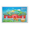 Cartão Postal de Shenyang Folha de Alumínio Luz Brilhante Salão Dazheng Parque Beiling Palácio Imperial de Shenyang Cartão Selo dos Correios Lembrança