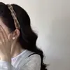 Diadema de Nudo de Tela Estilo Retro Academia Europea Americana Antideslizante Borde Ancho Diadema para Estudiante Chica Dama