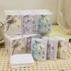 Lenços de Papel Estampados em Desenho Animado para Estudantes e Crianças, Guardanapos Molháveis, Pequenas Bolsas Coloridas Portáteis, Fofos