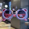 Gafas de Dibujos Animados para Niños y Niñas, Oso Fresa, Gafas de Sol Fotográficas UV para Niños, Lindas Gafas de Sol de Osito