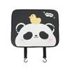 Desenho Animado Panda Fofo Pad Anti-Chute para Carro Protetor Anti-Sujeira para Encosto de Banco de Carro Couro Fácil de Limpar Pad Anti-Chute para Carro