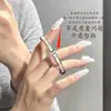 Pulseira de Aço Titânio com Diamantes Redondos Design de Nicho de Alta Qualidade Joias Estilo Frio Simples Estilo Coreano Personalidade
