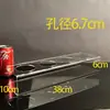 Oferta Especial Termo Transparente de Acrílico Taza de Agua Bebida Vino Tinto Soporte de Exhibición Plexiglás Fila Accesorios
