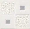 Pegatinas de Pared Tridimensionales Papel Tapiz Autoadhesivo de Espuma Techo Fondo de TV Impermeable y a Prueba de Humedad Papel Tapiz de Pared Pegatinas 3D Pequeñas