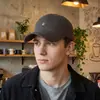 Boné de Beisebol Casual Simples Bordado Estilo Coreano para Homens e Mulheres, Top Macio, Emagrecimento Facial, Chapéu de Sol Versátil para Casais ao Ar Livre