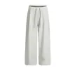 Calça Jogger Magic Bear Novo Estilo Retro Americano Old Money com Cordão Calça Esportiva Reta Solta Calça Casual Versátil de Perna Larga