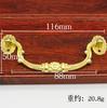 Mesita de Noche Estilo Europeo Manija Sin Taladro Caja de Regalo Caja de Madera Manija Cajón Retro Manija Pequeña Puerta de Gabinete Manija de Aleación