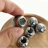 Bolas de aço de 12,7 mm, 14 mm, 16 mm em aço carbono furadas e roscadas, bolas de aço inoxidável com furo passante roscado, bolas de ferro roscadas galvanizadas