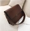 Banda larga Small Bag Women's 2020 New Fashionable Korean Style Stone Pattern Small Square Bag Outono e Inverno All-match Shoulder Crossbody Bag Bolsa Feminina
