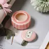 En stock maceta de cerámica portátil bálsamo sólido método antiguo para hacer fragancia ligera bálsamo antiguo venta al por mayor