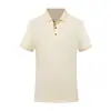 Camiseta tipo polo de seda helada ropa de trabajo logo estampado verano grupo corporativo construcción cultural camisa bordado