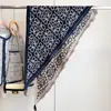 Estilo Nuevo Otoño e Invierno Bufanda para Presbicia Jacquard de Tres Niveles Doble Cara Cálida Moda Elegante Chal para Mujeres Estilo de Marca Grande