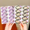 Grampo de Cabelo Nuvem para Crianças BB Clip Clip de Testa Acessório de Cabelo para Meninas, Ornamento de Cabelo para Fios Soltos, Presilha para Franja Lateral, Grampo Colorido