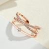 Anillo de dedo índice para mujer, de alta gama, ligero, de lujo, estilo Ins, diseño con personalidad, anillo sensorial, combina con todo, apertura de verano ajustable.