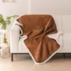 Manta Impermeável para Animais de Estimação Amazon Conforto de Flanela Veludo Sherpa Manta Espessa para Animais Fabricante de Canis Estoque Disponível