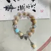 Pulseira de cerâmica com folha de ginkgo nova pulseira retrô chinesa com borla pulseira personalizada para homens e mulheres barraca transmissão ao vivo fornecimento de fábrica
