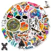56 Novos Adesivos Estilosos de Skateboard com Desenhos Animados e Grafite Transfronteiriços para Celular e Carro Decoração Personalizada Adesivos à Prova d'Água Venda por Atacado