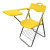 Cadeira de treinamento ampliada para sala de aula com prancheta, cadeira de conferência dobrável, conjunto de mesa e cadeira para estudantes, organização, cadeira única para ensino e escrita