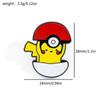 Broche de Pikachu divertido creativo de dibujos animados baokemeng insignia de metal accesorios de elfo mascota bebé mágico