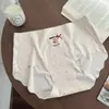 Bragas Kawaii de Oso Estilo Japonés, Tejido de Seda de Leche y Seda de Hielo Sin Costuras, No Aprietan, Algodón Puro, Entrepierna Extendida, Calzones para Mujer